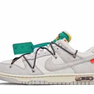オフホワイト × ナイキ ダンク ロー 1 OF 50 "20" グレー/ホワイト 25cm