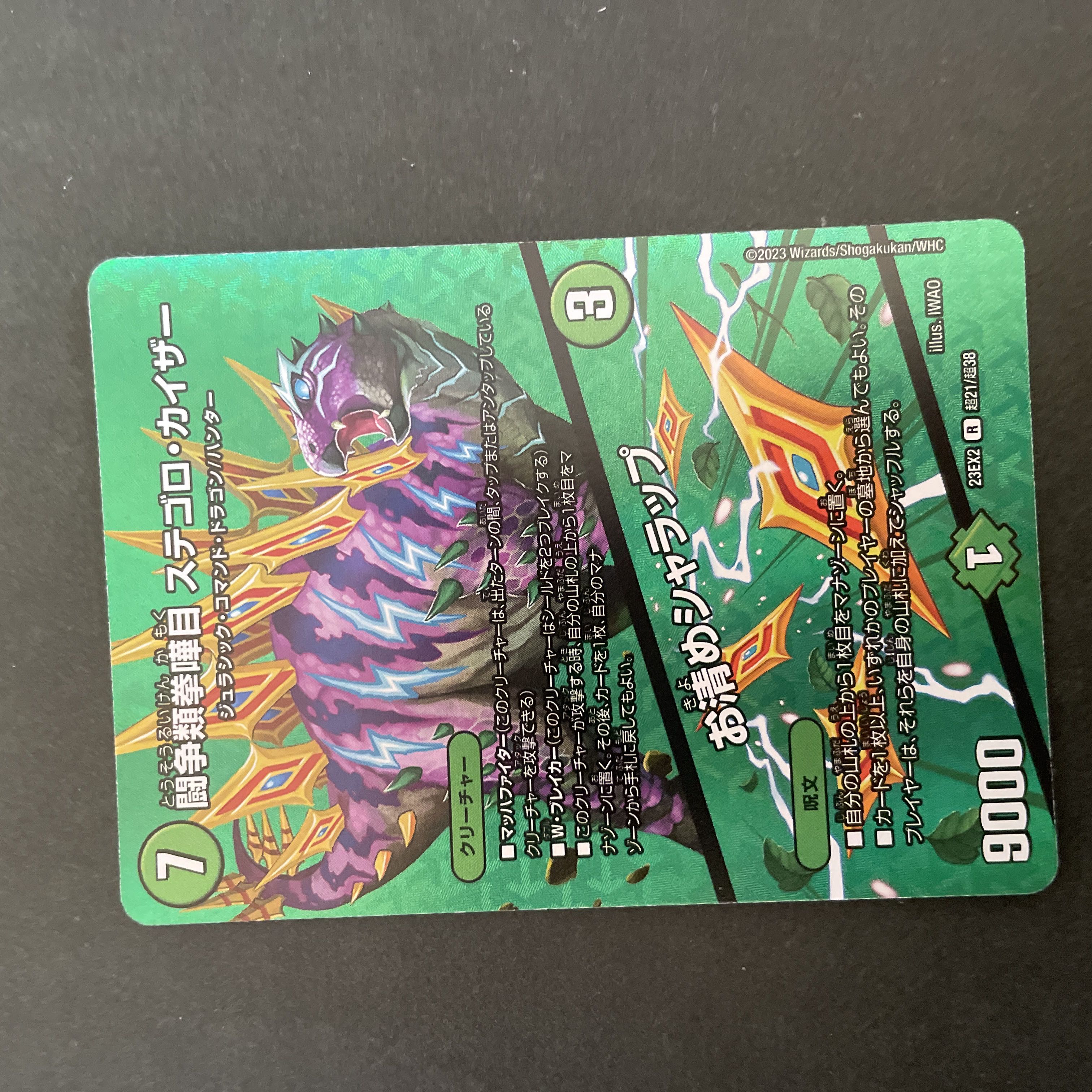 Fighting Fighting KENKEN KATSUME STEGORO KAIZER|Osoromi Sharap R-foil Psychic21/Psychic38