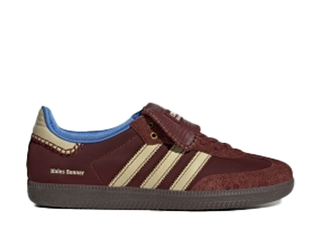 Wales Bonner x adidas Samba Pony Leo Low "Fox Brown "Fox Brown/Sandy Beige/Lucky Blue 27cm