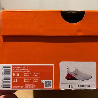 AIR MAX 270G Red and white 27.5cm 27.5cm
