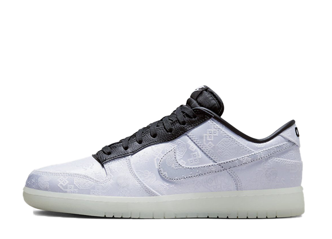 Clot x Fragment x Nike Dunk Low "Ho Wight/Black" 27.5cm