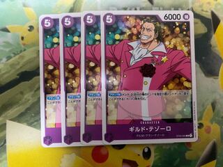 One Piece Card Game Guild Tesoro 4 cards ST05
