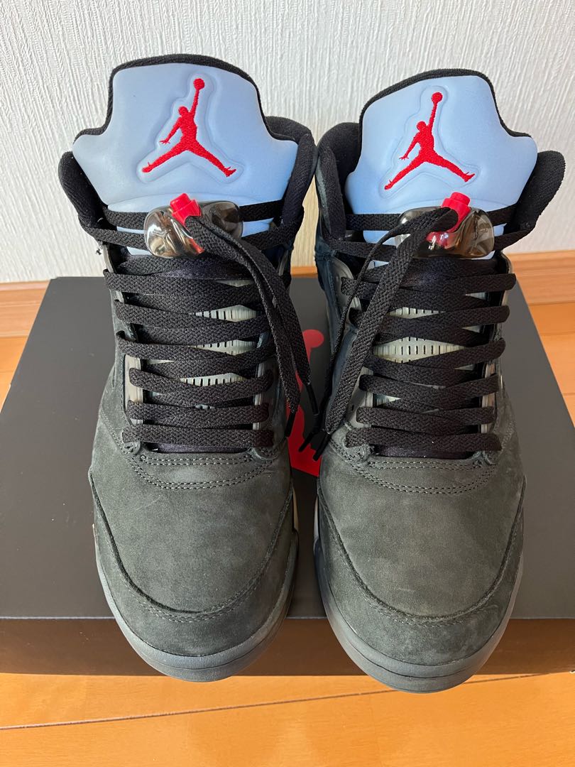 ナイキ ウィメンズ エアジョーダン5 ゴアテックス "オフノワール" オフノワール/ファイヤーレッド/ブラック 27.5cm