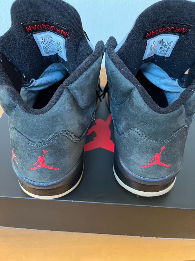 ナイキ ウィメンズ エアジョーダン5 ゴアテックス "オフノワール" オフノワール/ファイヤーレッド/ブラック 27.5cm