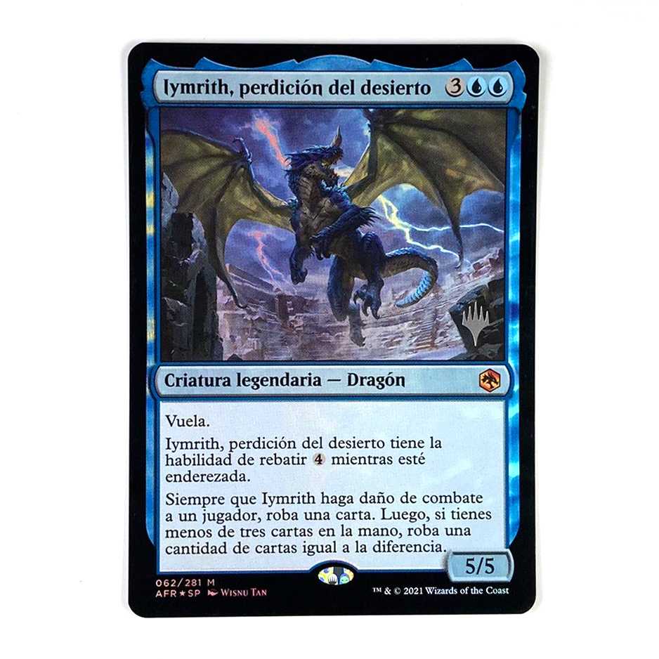 Iymrith, Desert Doom Myth Rare 62/281 Forgotton Realm Exploration Spanish Promo Pack