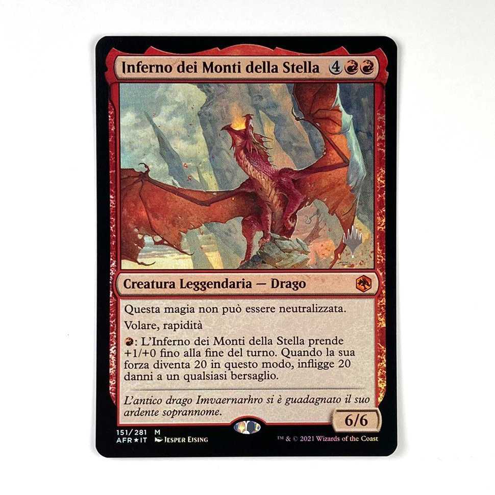 Inferno of the Star Mounts Myth Rare 151/281 Forgotton Realm Exploration Italian Promo Pack