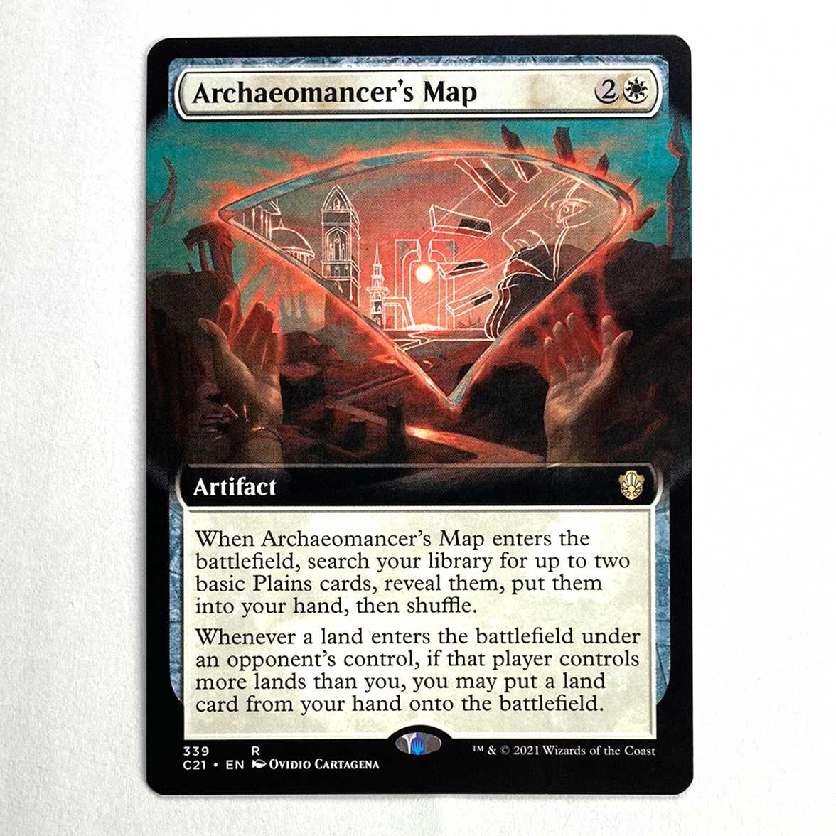 Archaeomancer's Map 329/081 English Extension Art