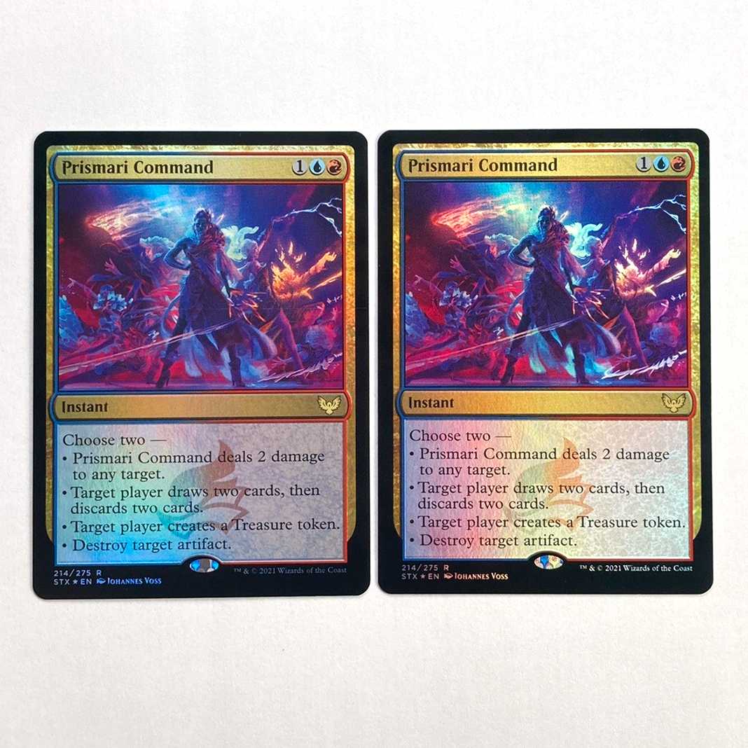 Prismari Command Rare 214/275 Strixhaven: Institute of Magic English Foil 2 copies