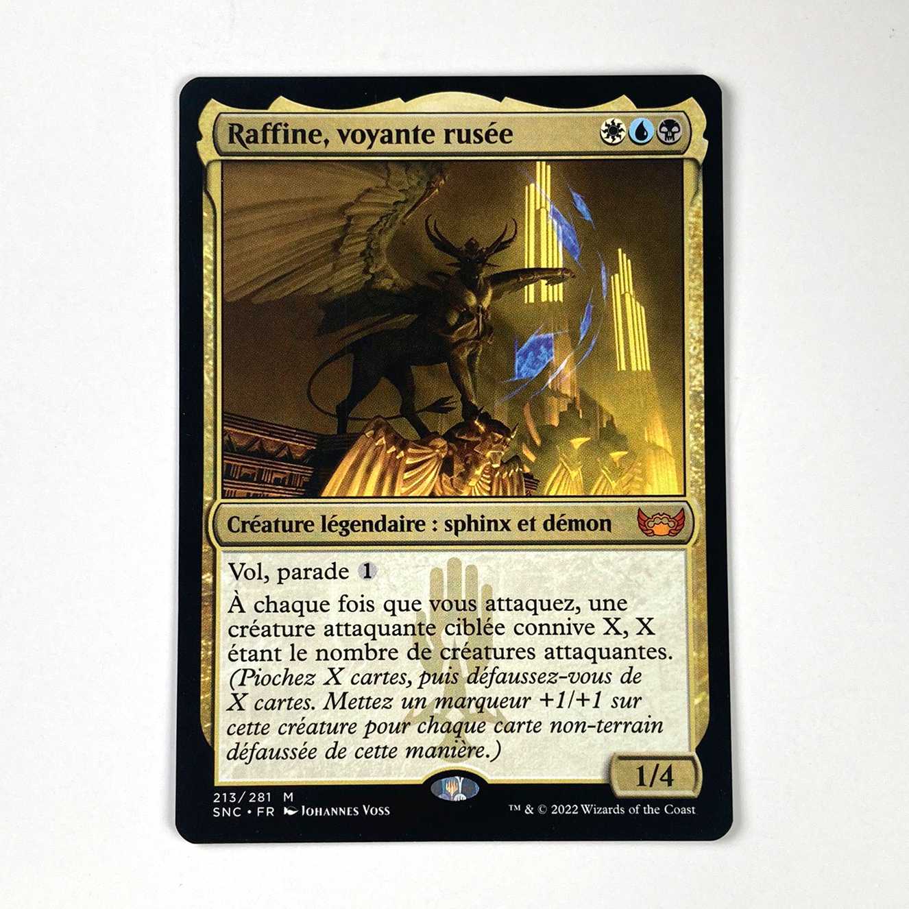 Machinate seer, Rafine, Myth Rare 213/281 New Capena street corner French