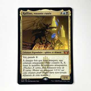 Machinate seer, Rafine, Myth Rare 213/281 New Capena street corner French