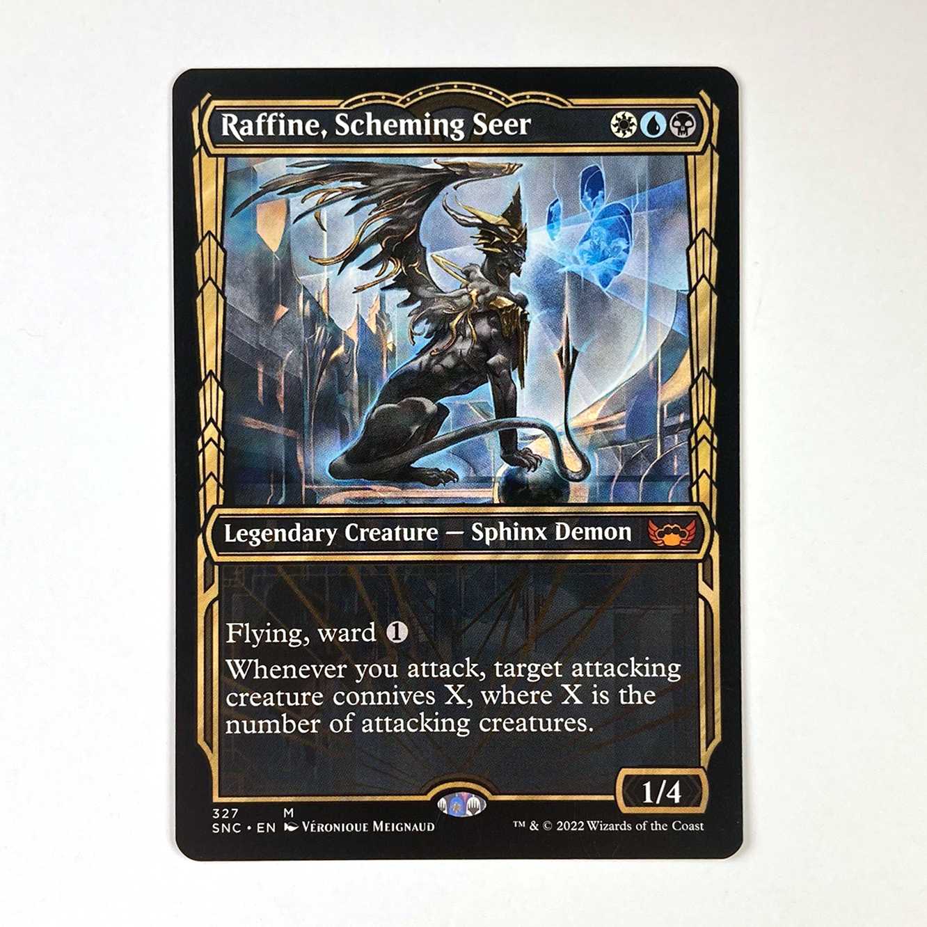 Machinate seer, Rafine Myth Rare 327/281 New Capena Street Corner English