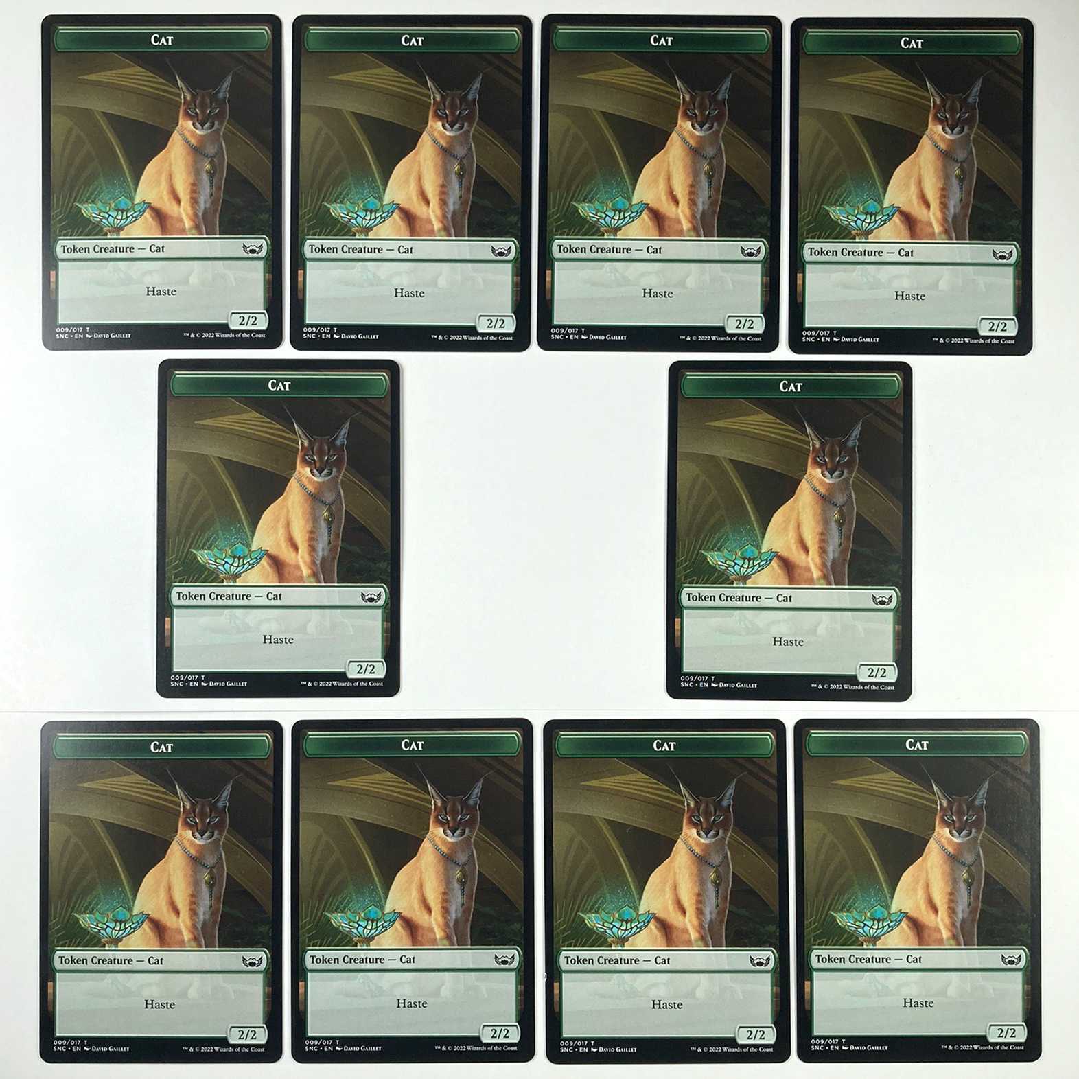 猫 トークン 英語 10枚