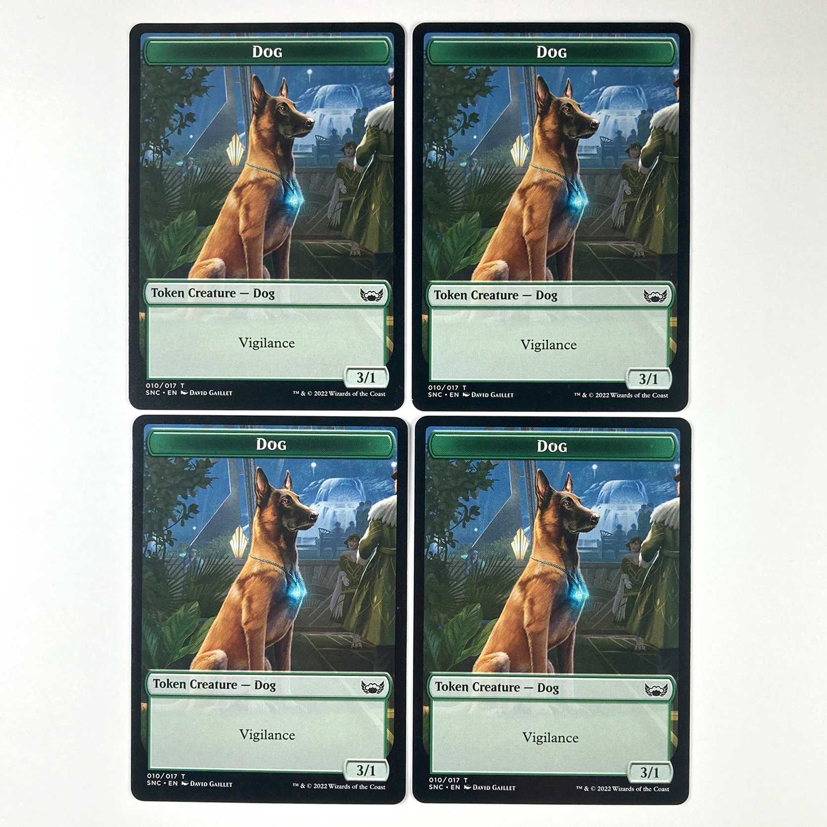 犬 トークン 英語 4枚