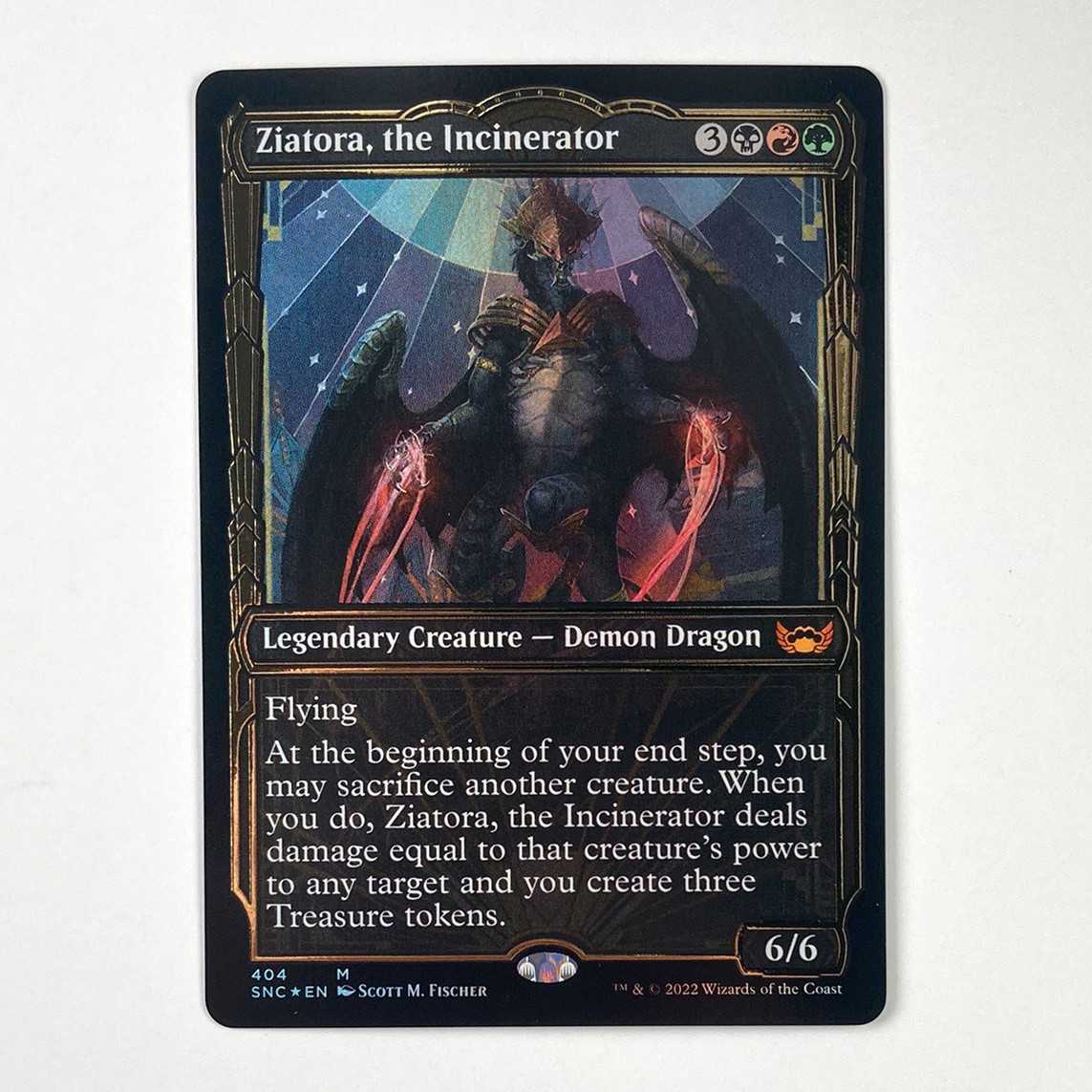 MTG ニューカペナの街角 焼却するもの、ジアトラ 箔押しfoil 焼却するもの、ジアトラ 神話レア 404/281 ニューカペナの街角