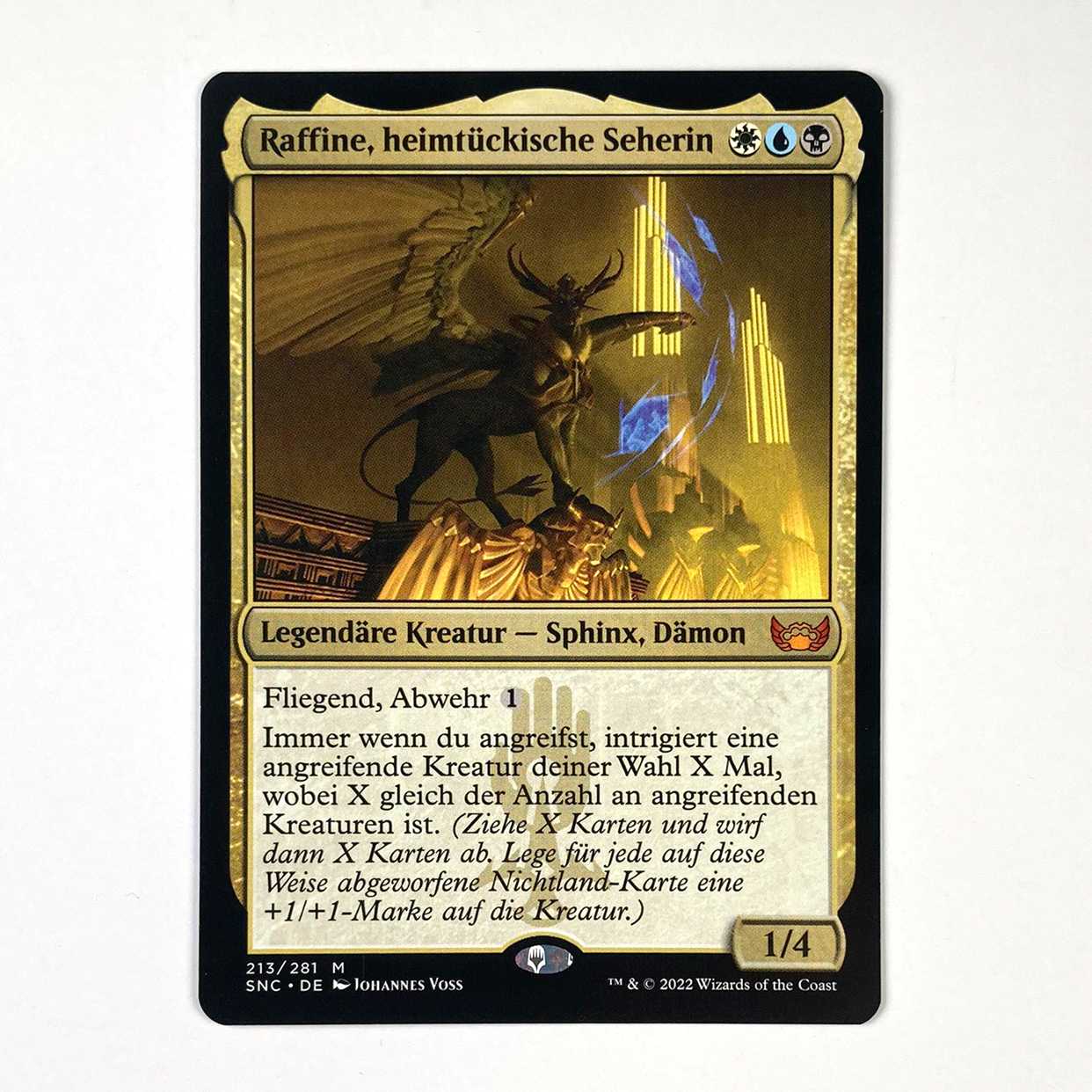 Machinate seer, Rafine Myth Rare 213/281 New Capena Street Corner Doitsu Language