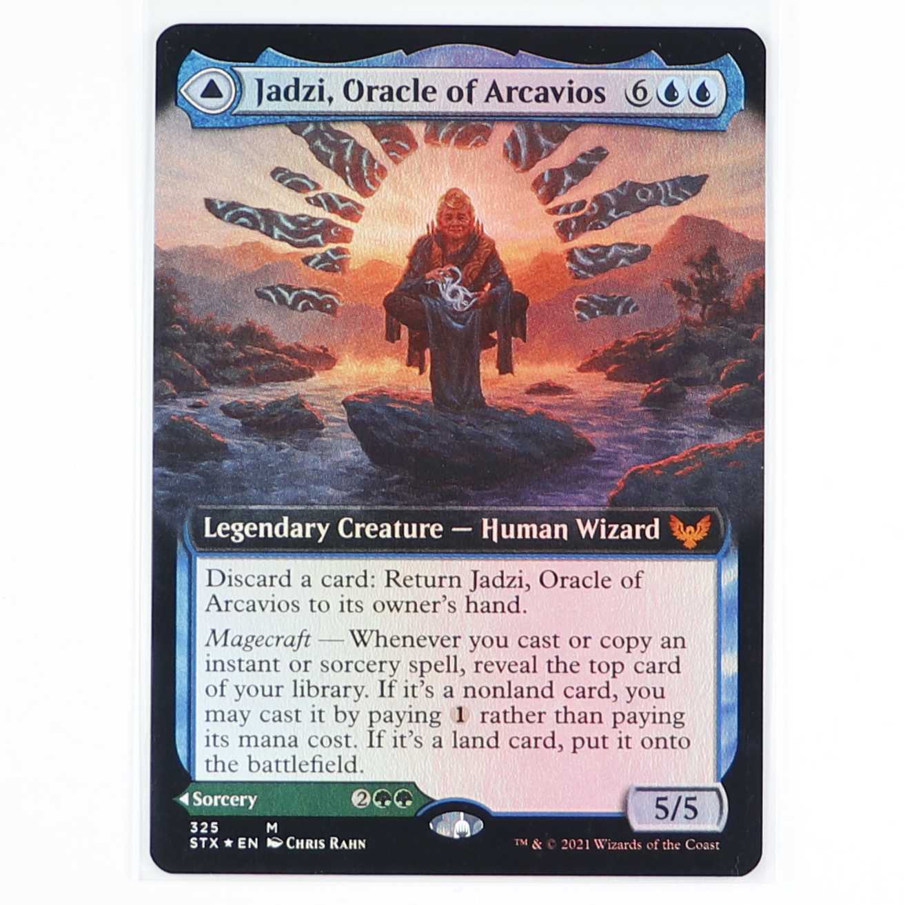 英語 アルケヴィオスの神託者、ジャズィ 拡張アート Foil 1枚