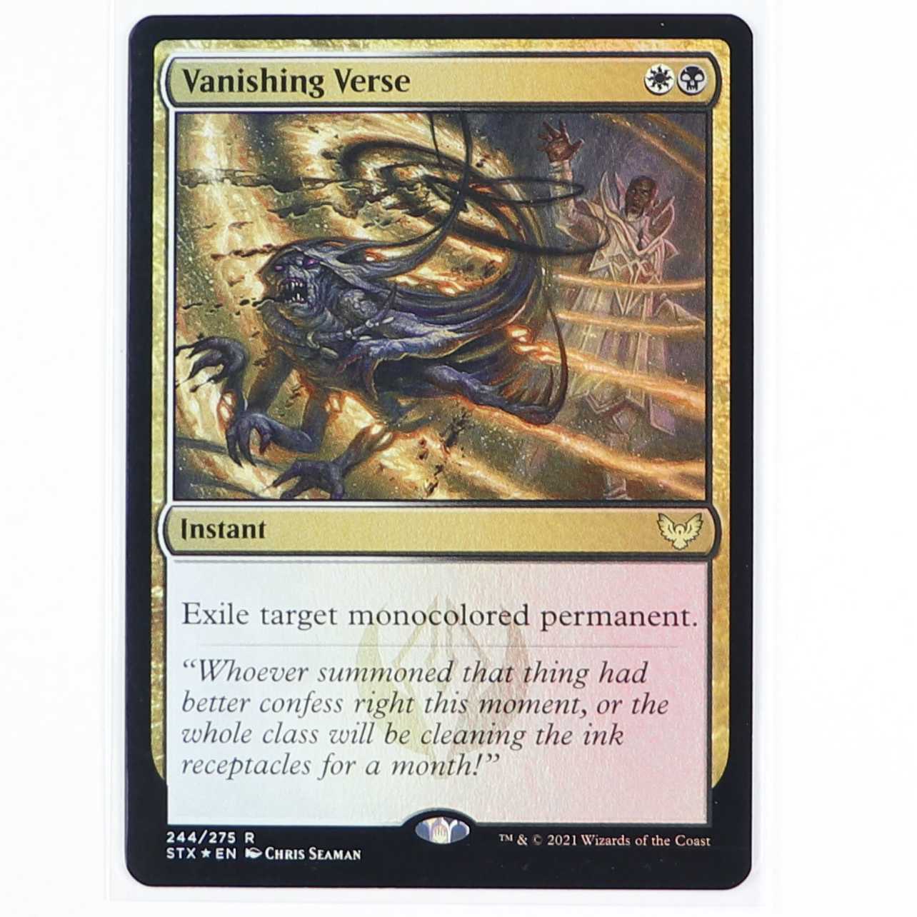 Vanishing Verse Rare 244/275 Strixhaven: Institute of Magic English Foil