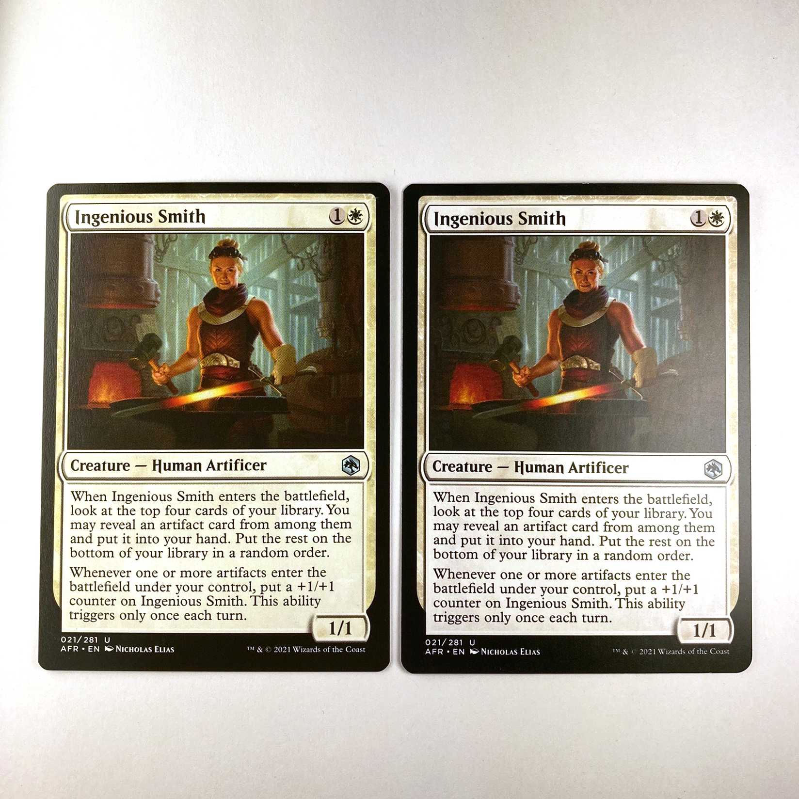 Ingenious Smith Uncommon 21/281 Forgotten Realm Exploration English 2 copies