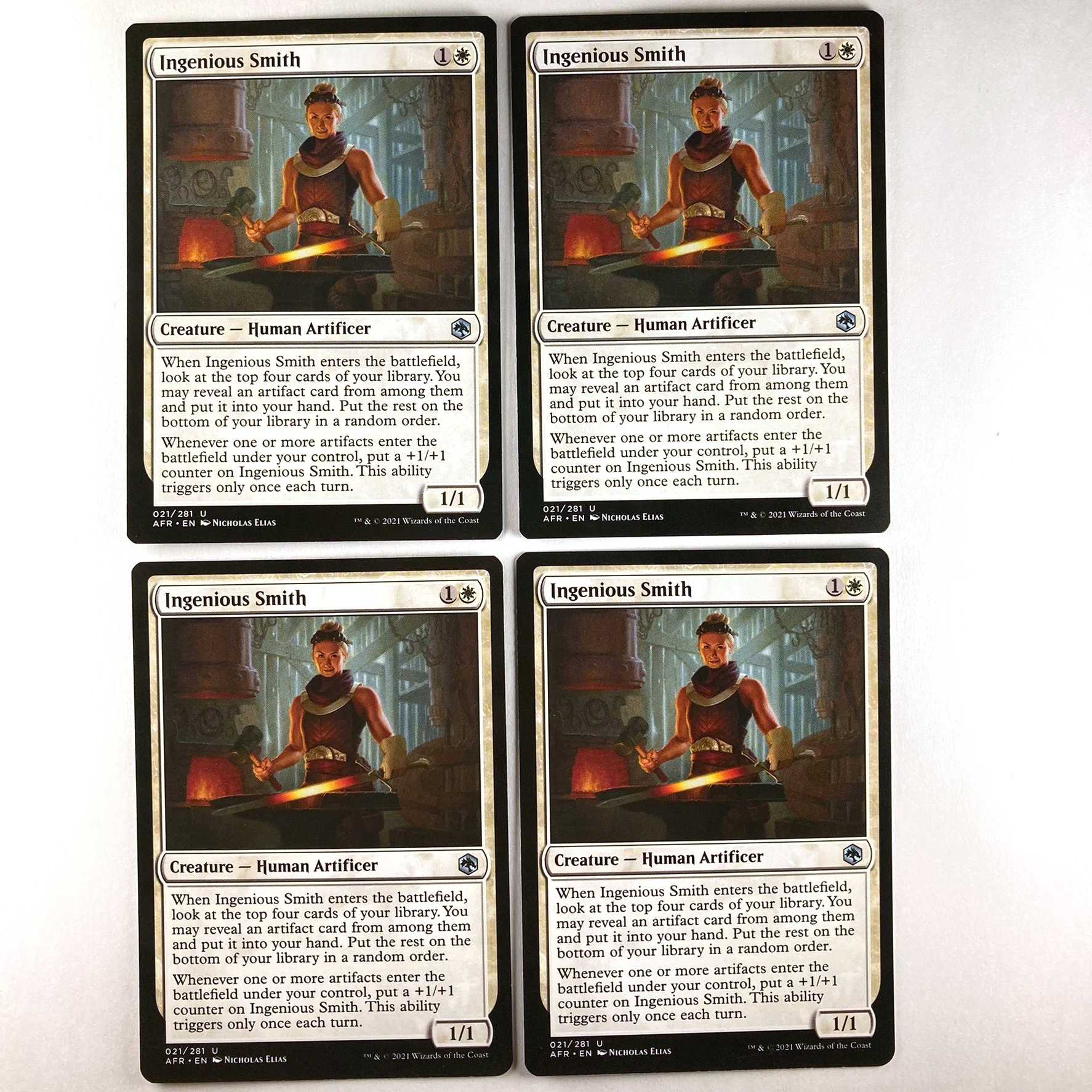 Ingenious Smith Uncommon 21/281 Forgotten Realm Exploration, English, 4 copies