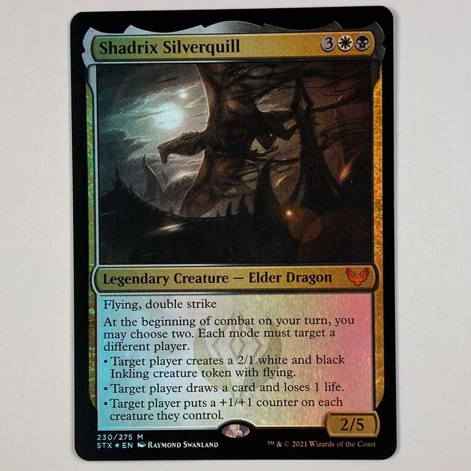 Shadrix Silverquill Mythic Rare 230/275 Strixhaven: Institute of Magic English Foil