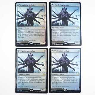 Wandering Archaic Rare 6/275 Strixhaven: Institute of Magic English Foil Set of 4