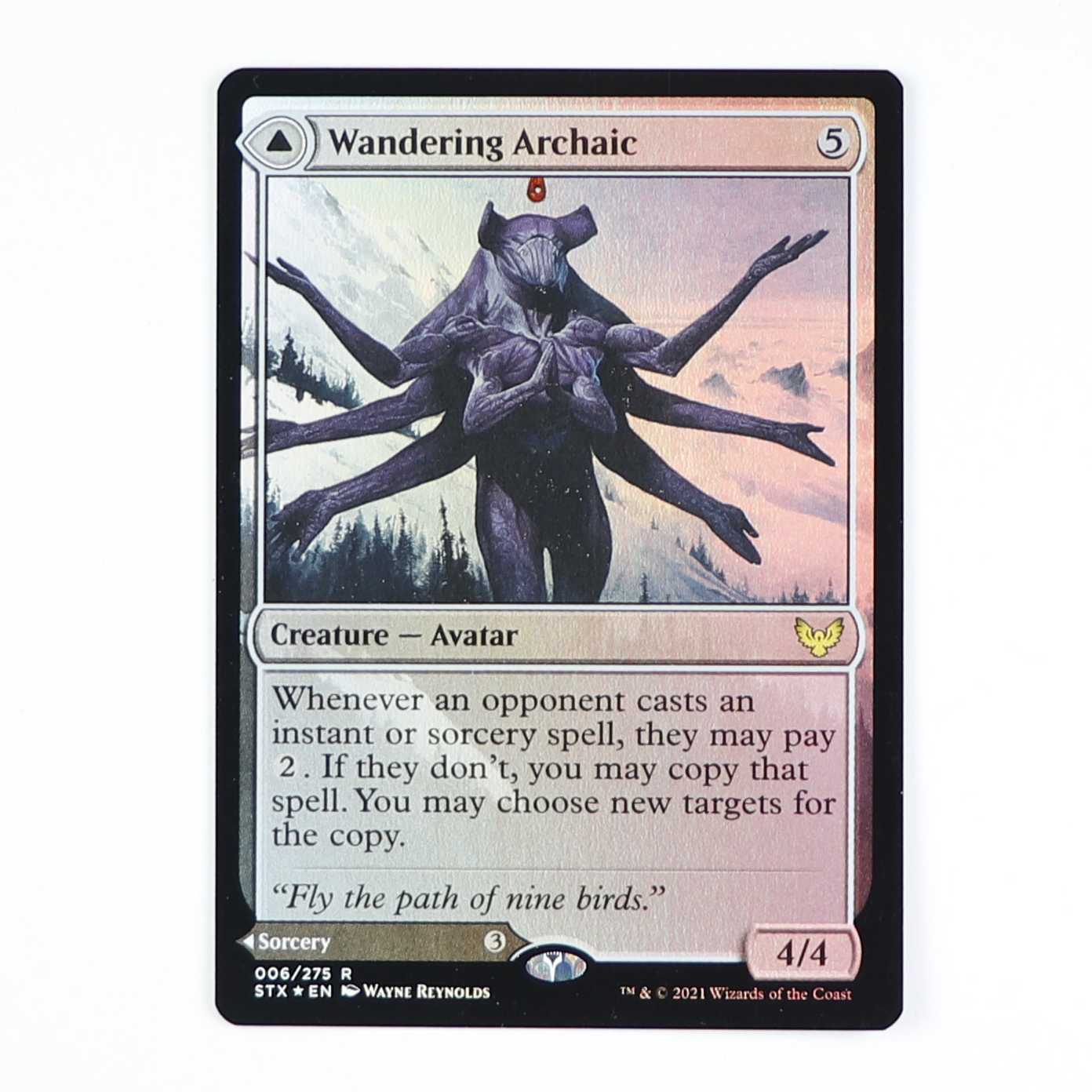 さまようアルカイック レア 6/275 ストリクスヘイヴン:魔法学院 英語 Foil