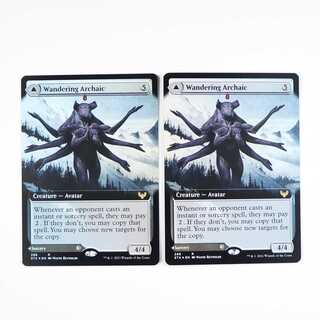 Wandering Archaic Rare 286/275 Strixhaven: Institute of Magic English Foil Set of 2