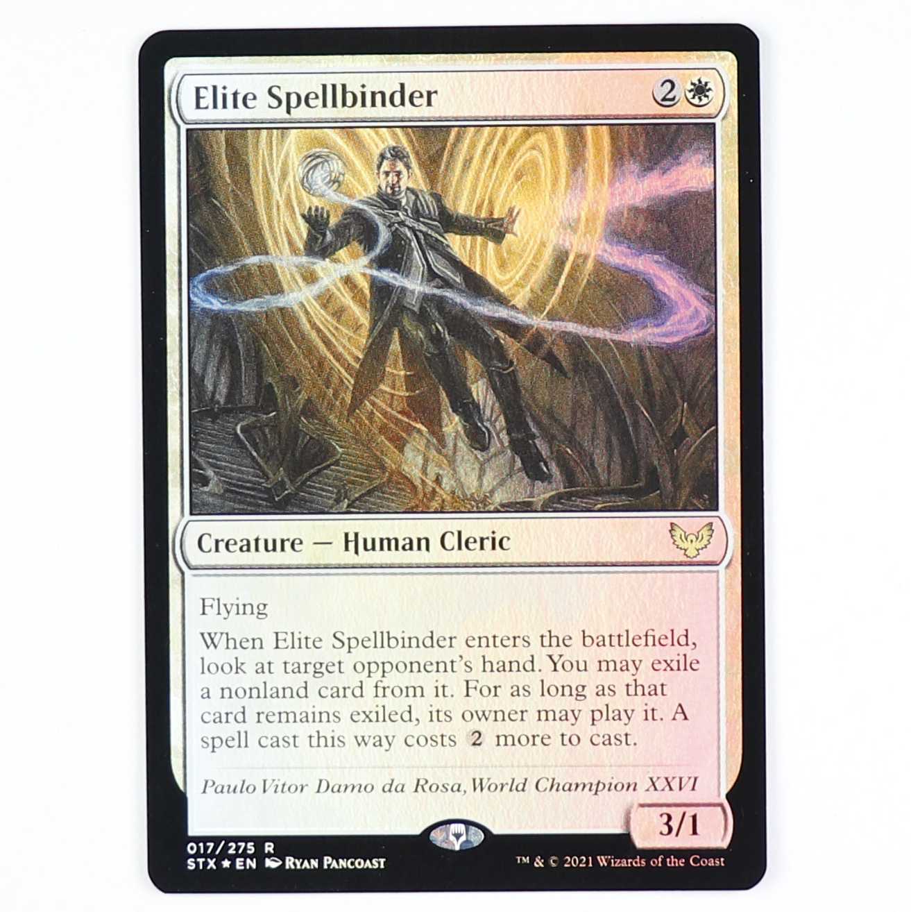 精鋭呪文縛り レア 17/275 ストリクスヘイヴン：魔法学院 英語 Foil