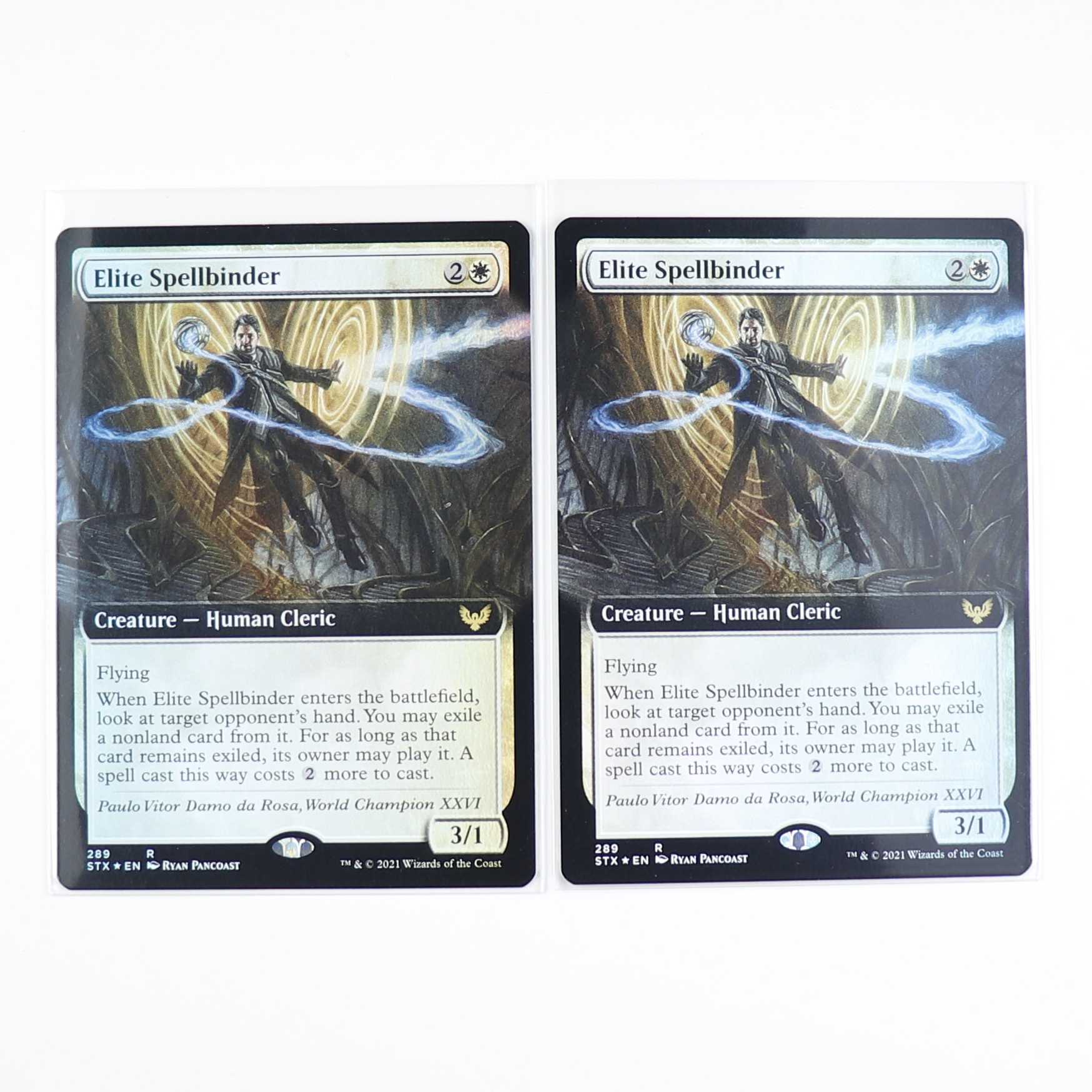 Elite Spellbinder Rare 289/275 Strixhaven: Institute of Magic English Foil Set of 2