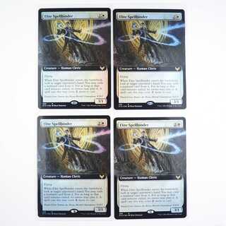 精鋭呪文縛り レア 289/275 ストリクスヘイヴン：魔法学院 英語 Foil 4枚セット