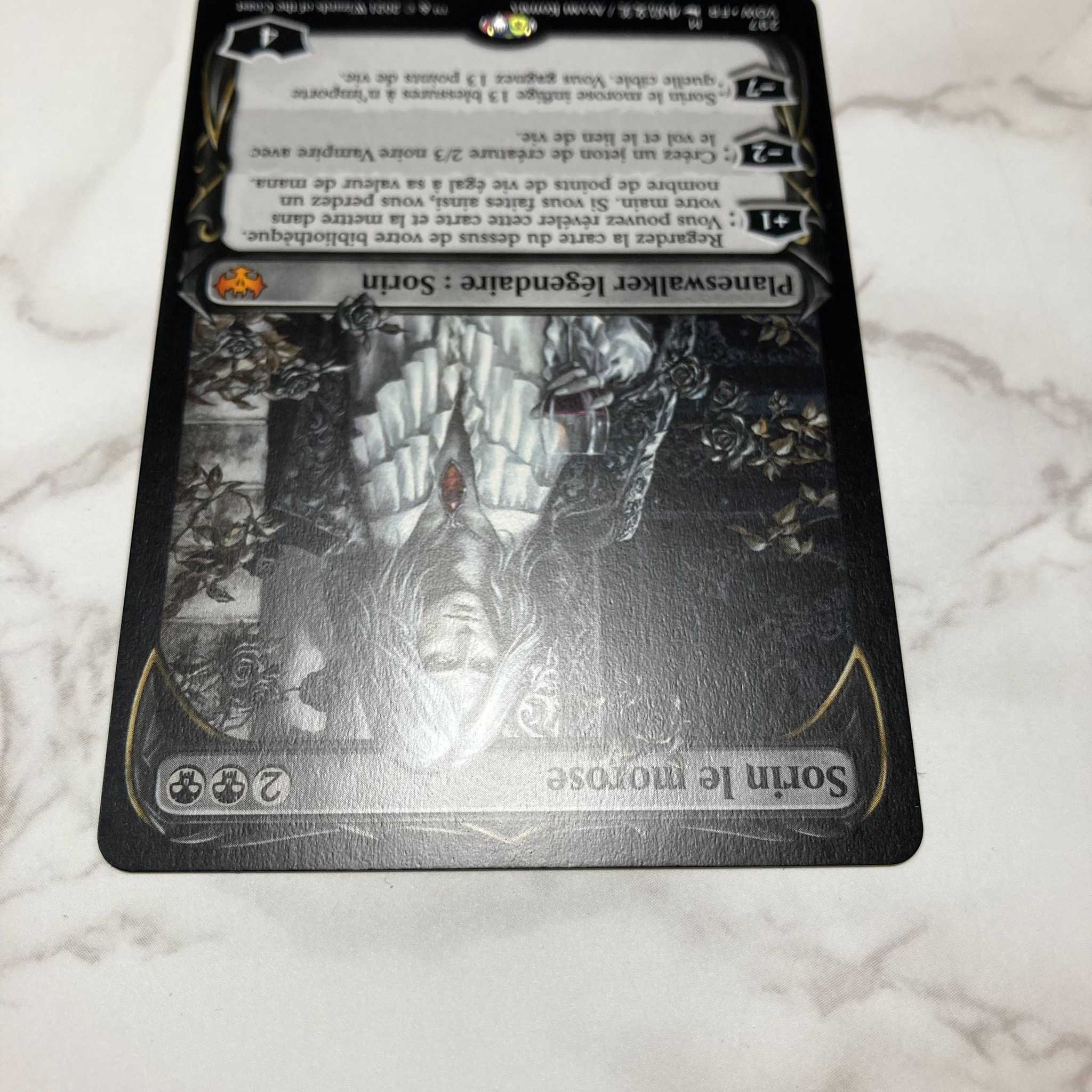 Sorin the Mirthless Myth Rare 297/277 Innistrad: The Crimson Pact French Small Island Bunmi