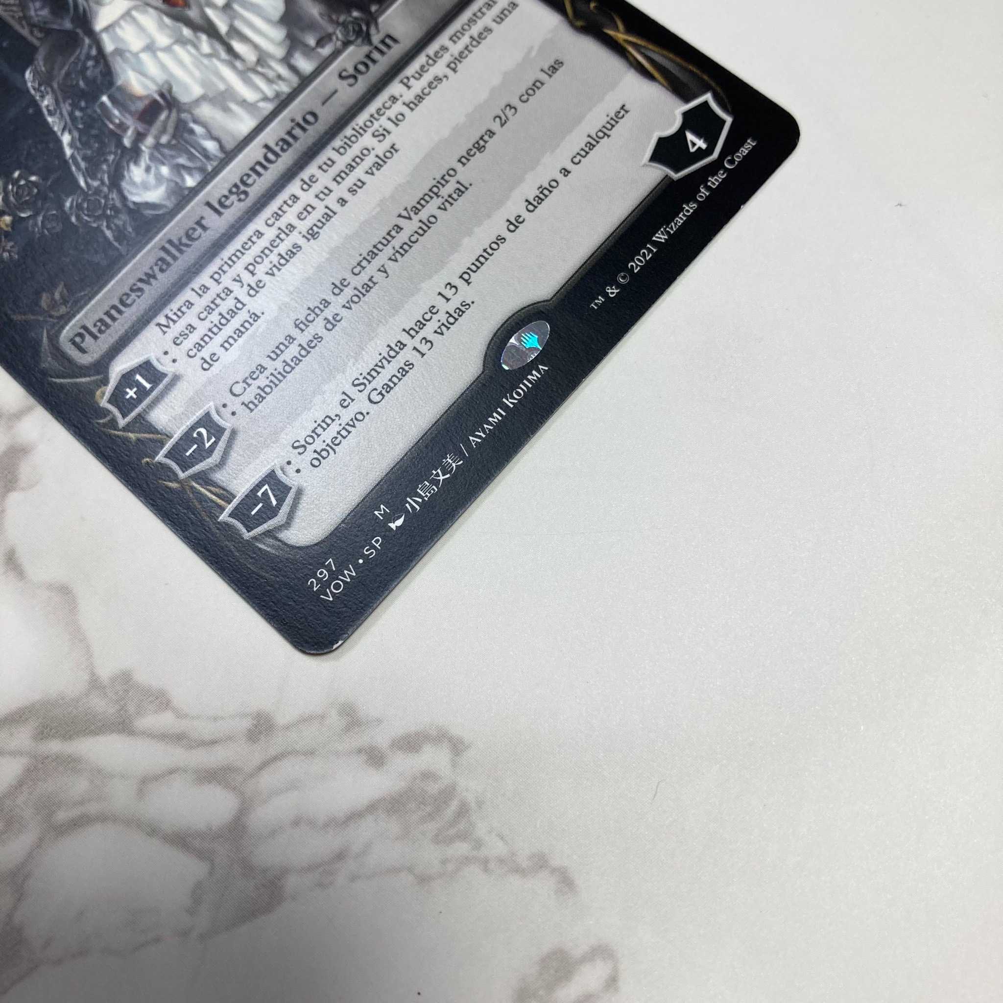 Sorin the Mirthless Mythic Rare 297/277 Innistrado: The Crimson Pact Spanish Small Island Bumi