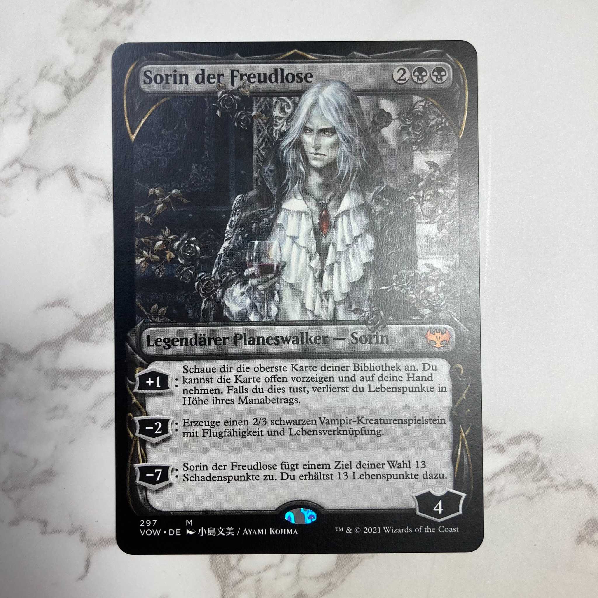 Sorin the Mirthless Mythic Rare 297/277 Innistrado: Crimson Contract Doitsu Words Small Island Bunmi