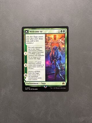 Welcome to ....../Welcome to . . Welcome to ... /Jurassic Park English Extended Frame REX