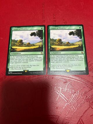 花の絨毯 英語版 WHO 2枚まで(1枚あたりの価格です