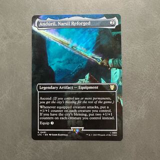 Andúril, Narsil Reforged 英語 ボーダーレス LTC 1枚の通販 ふる