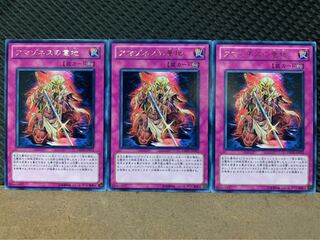 【ぽぽたん】遊戯王 9184 アマゾネスの意地 3枚 レア