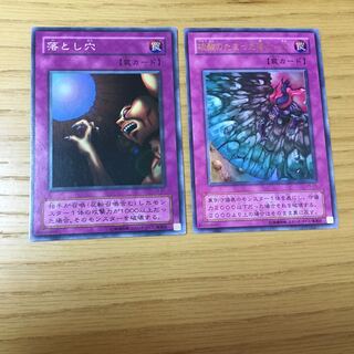 落とし穴・硫酸のたまった落とし穴 2点セット