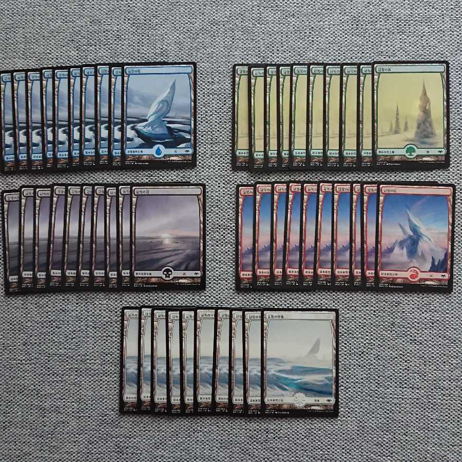 ホライゾン 氷雪土地 5種 各10枚 10枚