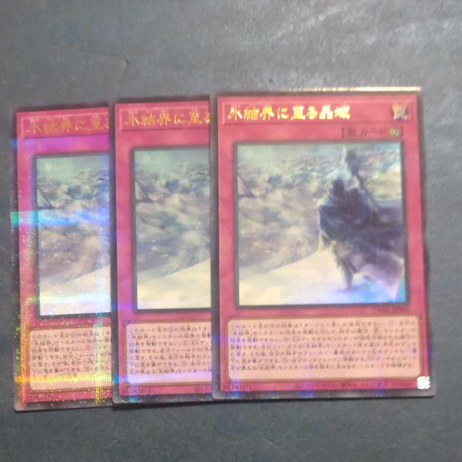 氷結界に至る晶域　ウルトラパラレル　TW01 JP004✕３　【木林堂】