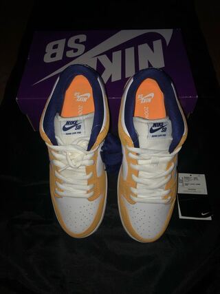 ナイキ SB ダンク ロー "レーザーオレンジ" 26.5cm