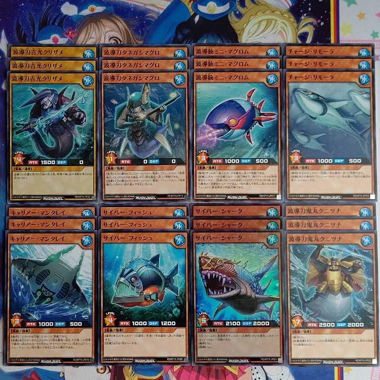(33+5 cards) Bullet 15 Fish Deck 2 [Wave Polymerization] [Salvage] [Fisher Charge