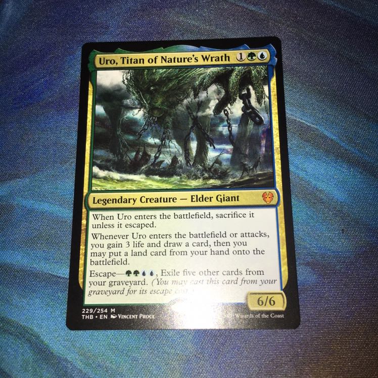 自然の怒りのタイタン、ウーロ 英1枚