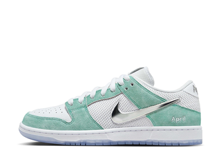 APRIL SKATEBOARDS × Nike SB Dunk Low Pro QS "Turbo Green/Metallic Silver" 27cm