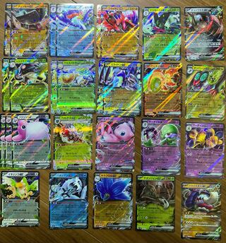 Pokemon cards ex RR 28 cards sold in bulk