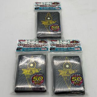 Unopened] Yu-Gi-Oh OCG Official Sleeve, Key of the Emperor, Black, Set of 3 [37-1204-08M5].