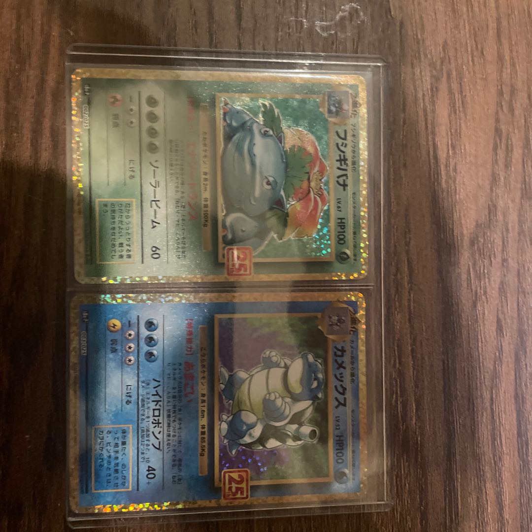 Blastoise Venusaur 25th