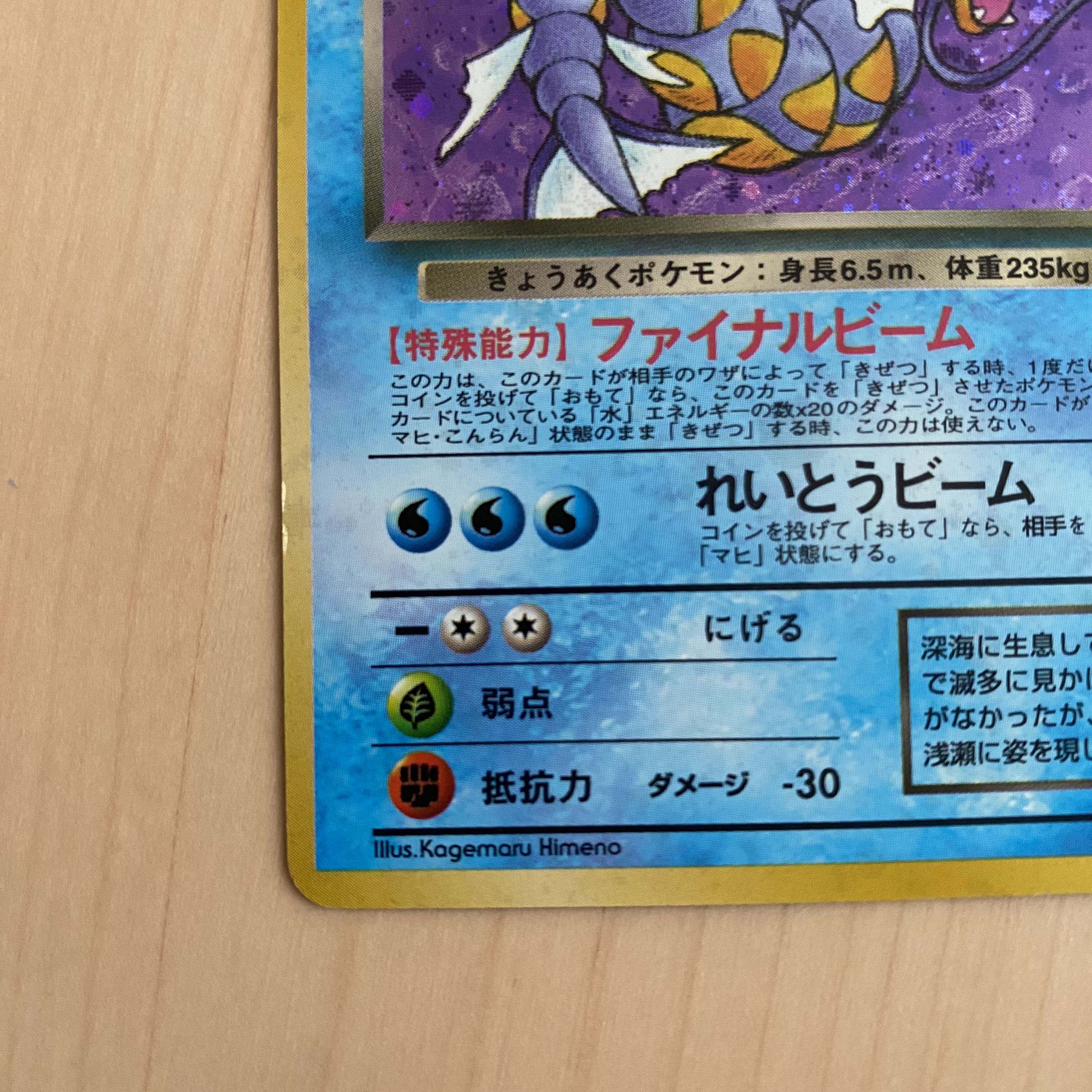 わるいギャラドス キラ 旧裏