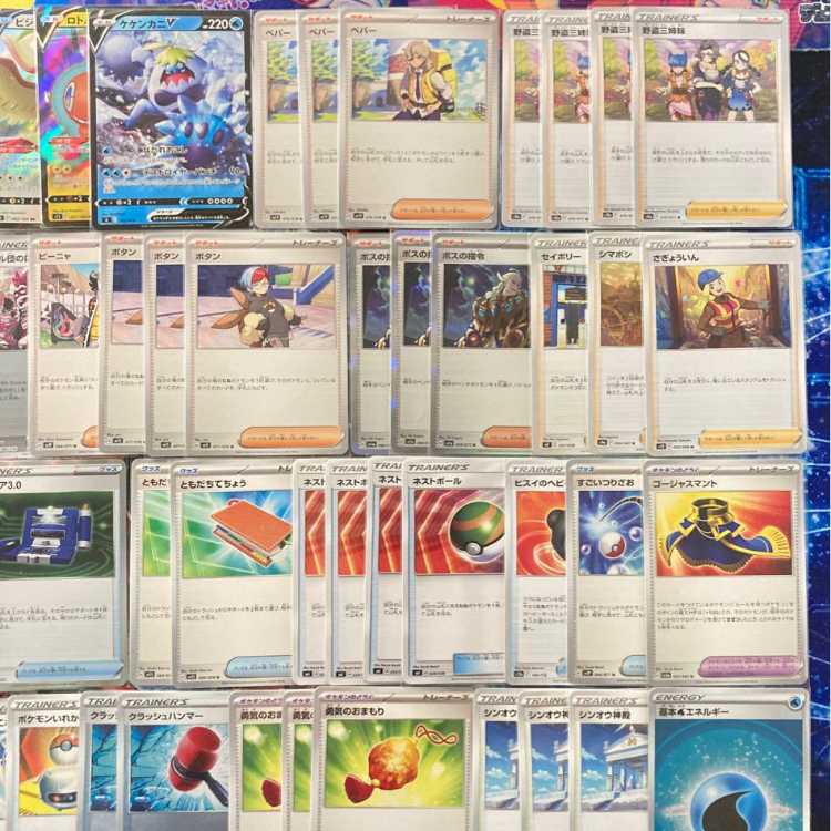 Full-scale construction [SnorlaxLO ] Deck & Double Sleeve PidgeotV RotomV Pepper Nanjamo Counter Catcher Super Rod