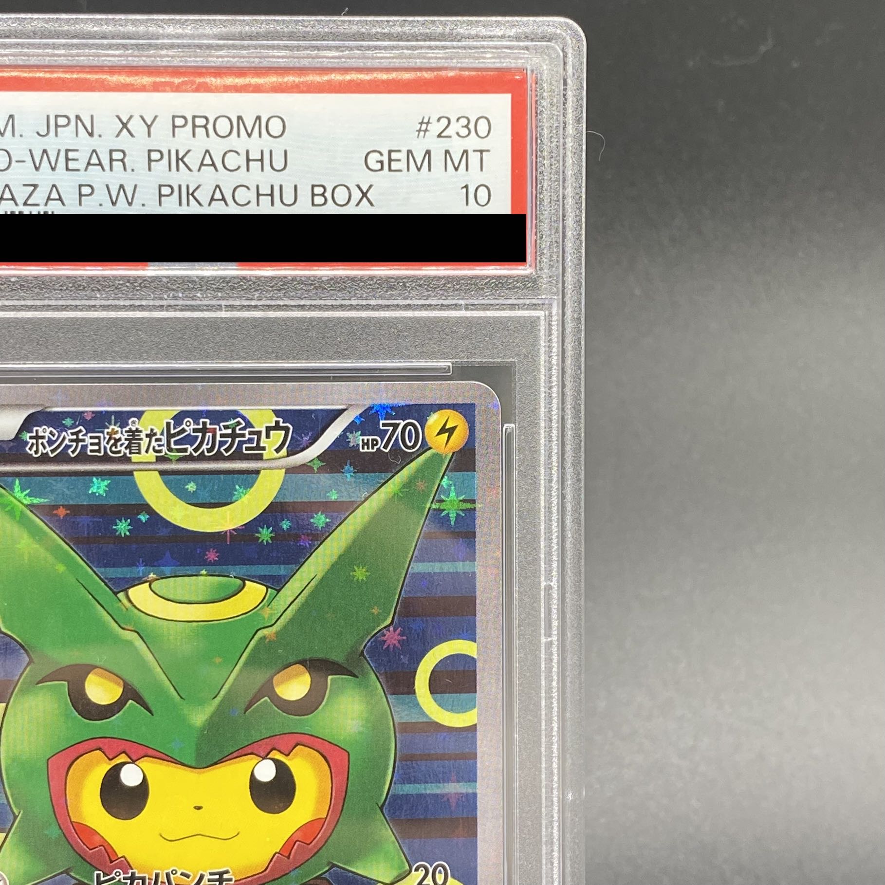 PSA10] Pikachu PROMO 230/XY-P in poncho